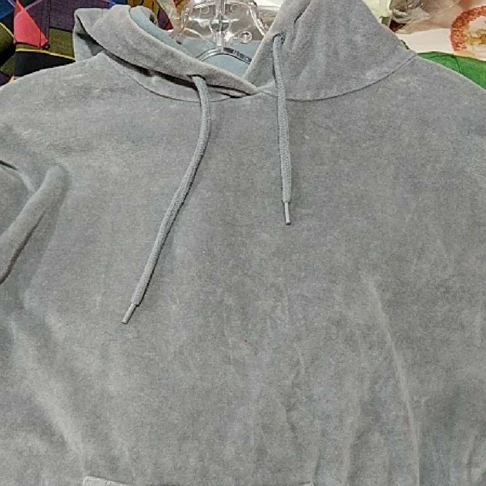 Topshop Heather Gray Hoodie